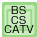 BS/CS/CATV対応
