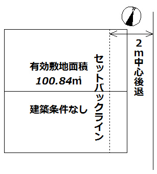 神戸市兵庫区菊水町 売土地間取画像