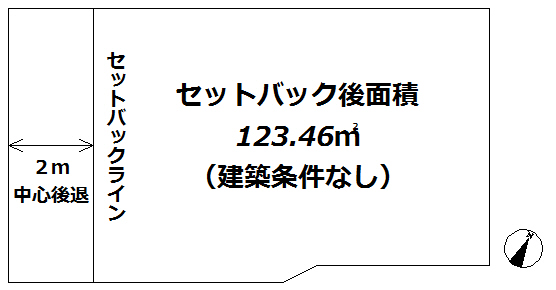 神戸市兵庫区菊水町 売土地間取画像