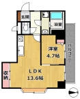 芦屋市大原町 中古マンション間取画像