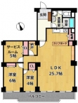 神戸市中央区相生町 中古マンション間取画像